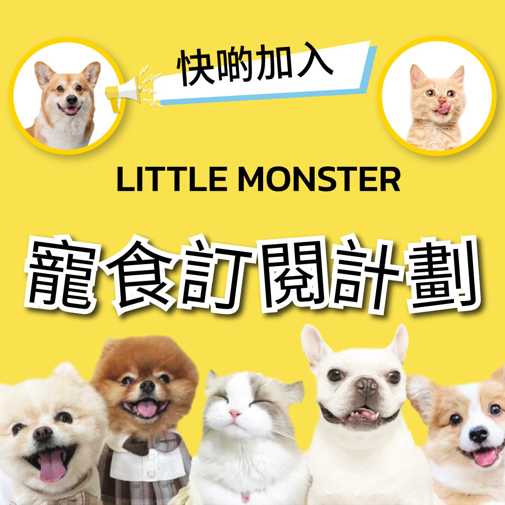 LITTLE MONSTER pet food subscription plan